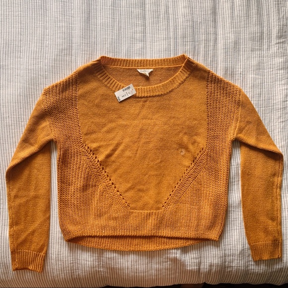 Orange/yellow Cozy Sweater - Picture 2 of 4